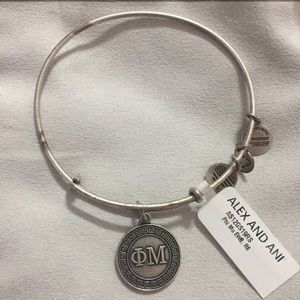 🚫SOLD🚫NWT Phi Mu Alex and Ani Silver Bracelet